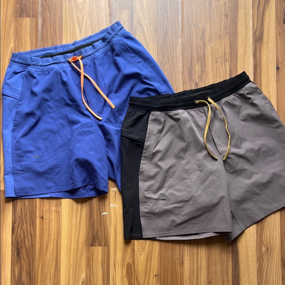 lululemon athletica Dual-Tone Athletic Shorts set of two